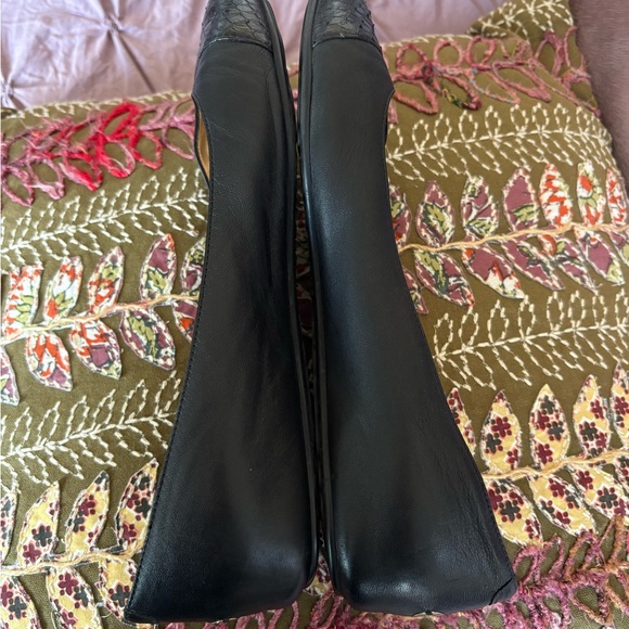 Jimmy Choo Python Capped Flats 40 - Picture 7 of 8